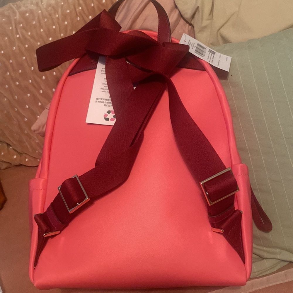 Kate ♠️ Spade Deep Dahli Chelsea Backpack! - Picture 12 of 12